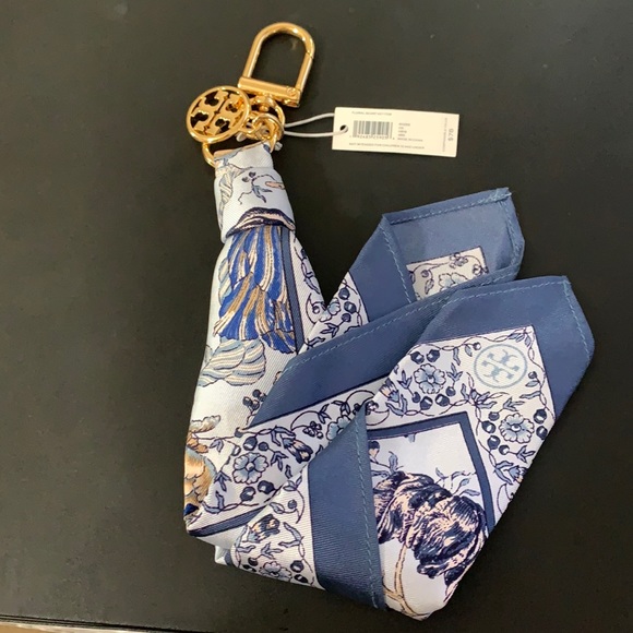 Tory Burch Other - Blue Floral Tory Burch Key Fob